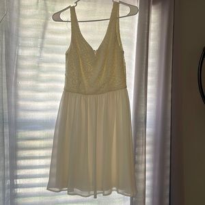 White dress from Francesca’s